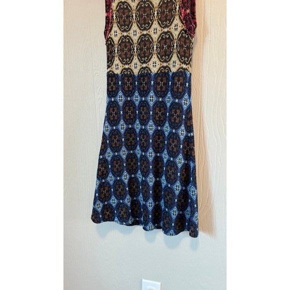Anthropologie Cecilia Prado • Geometric Print Sleeveless Knit Mini Dress XSP - Picture 5 of 8